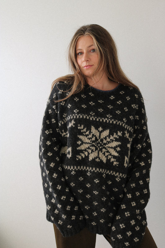 Vintage J.Crew Hand-knit Wool Sweater
