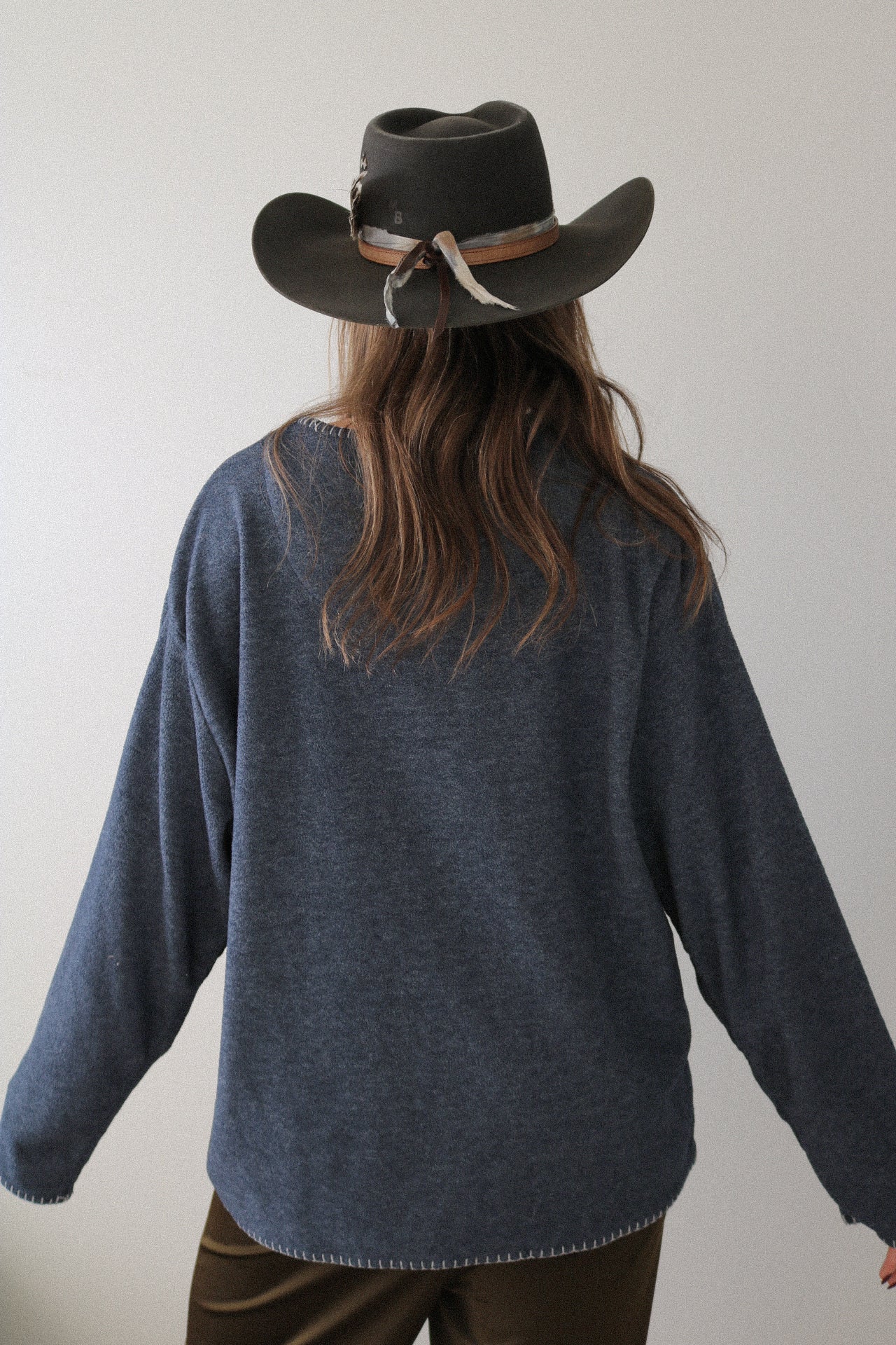 Vintage Oversized Fleece Sweater