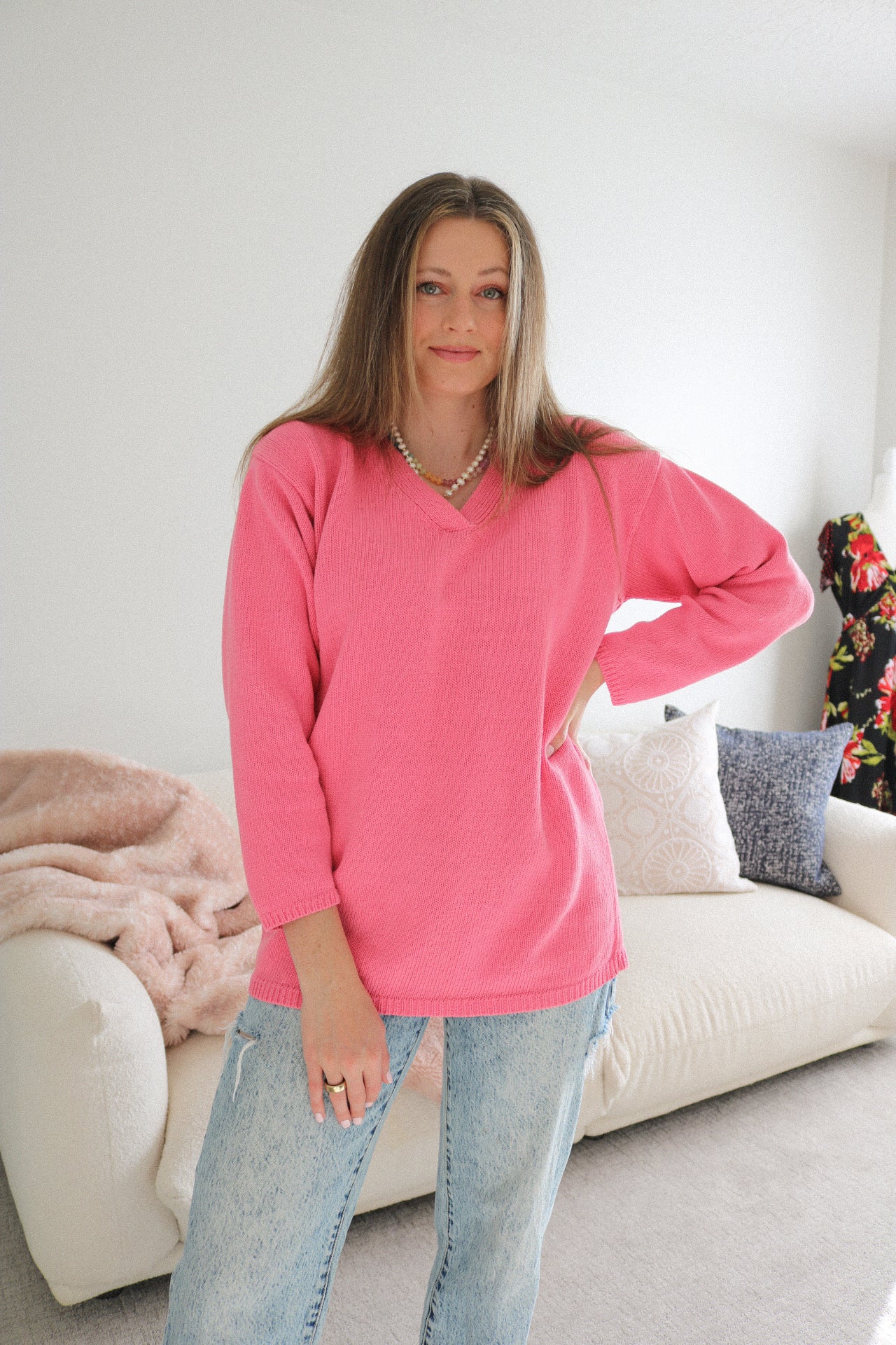 Vintage V-Neck Sweater
