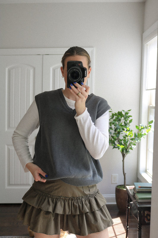 Vintage Knit Sweater Vest