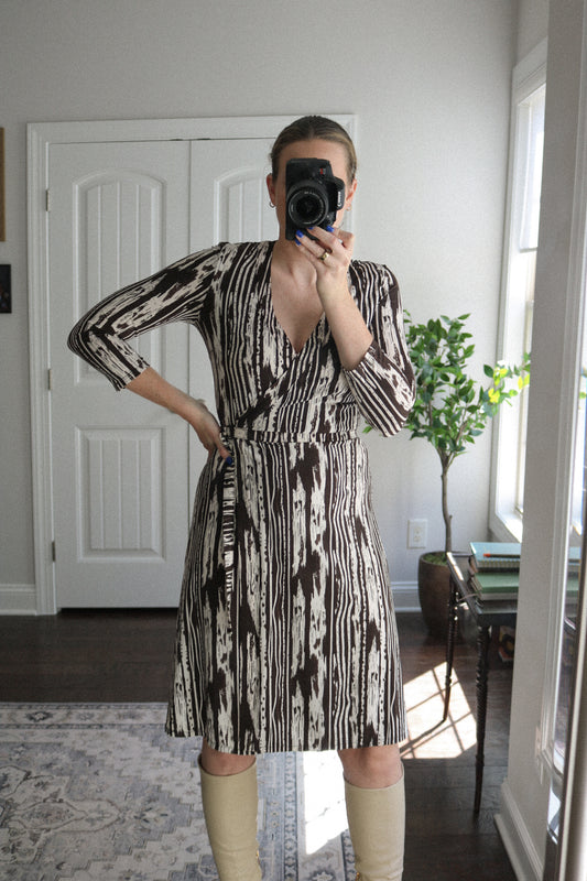 Wrap Midi Dress