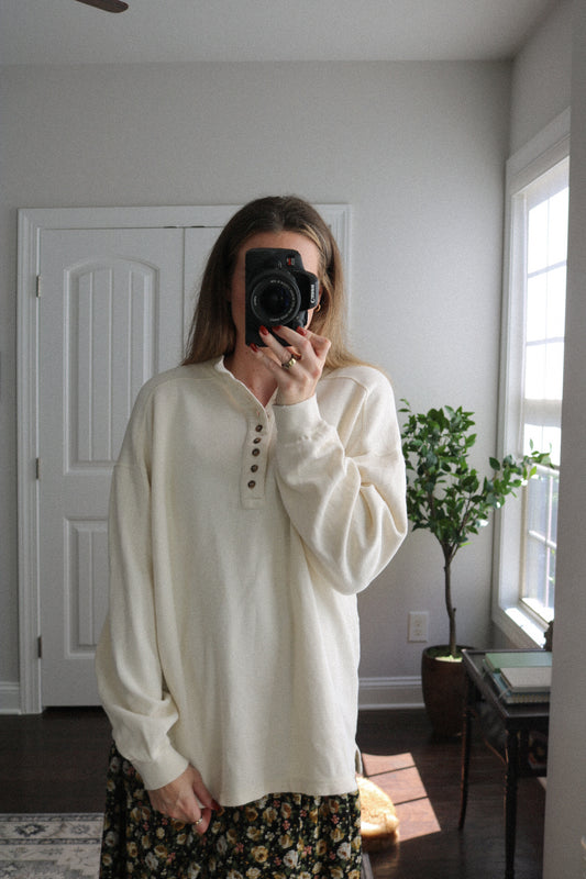 Vintage Gap Henley Top
