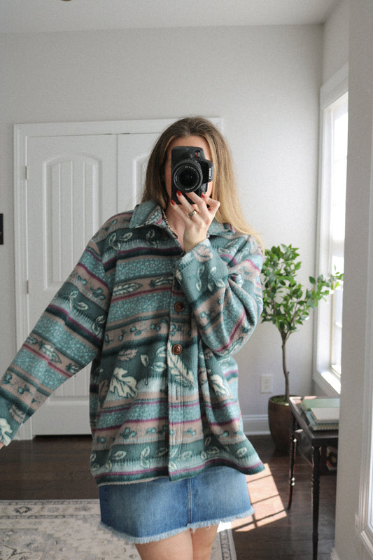 Vintage Feather Fall Jacket