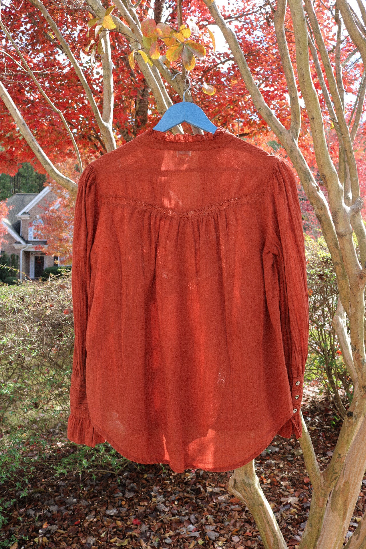 Rust Prairie Blouse