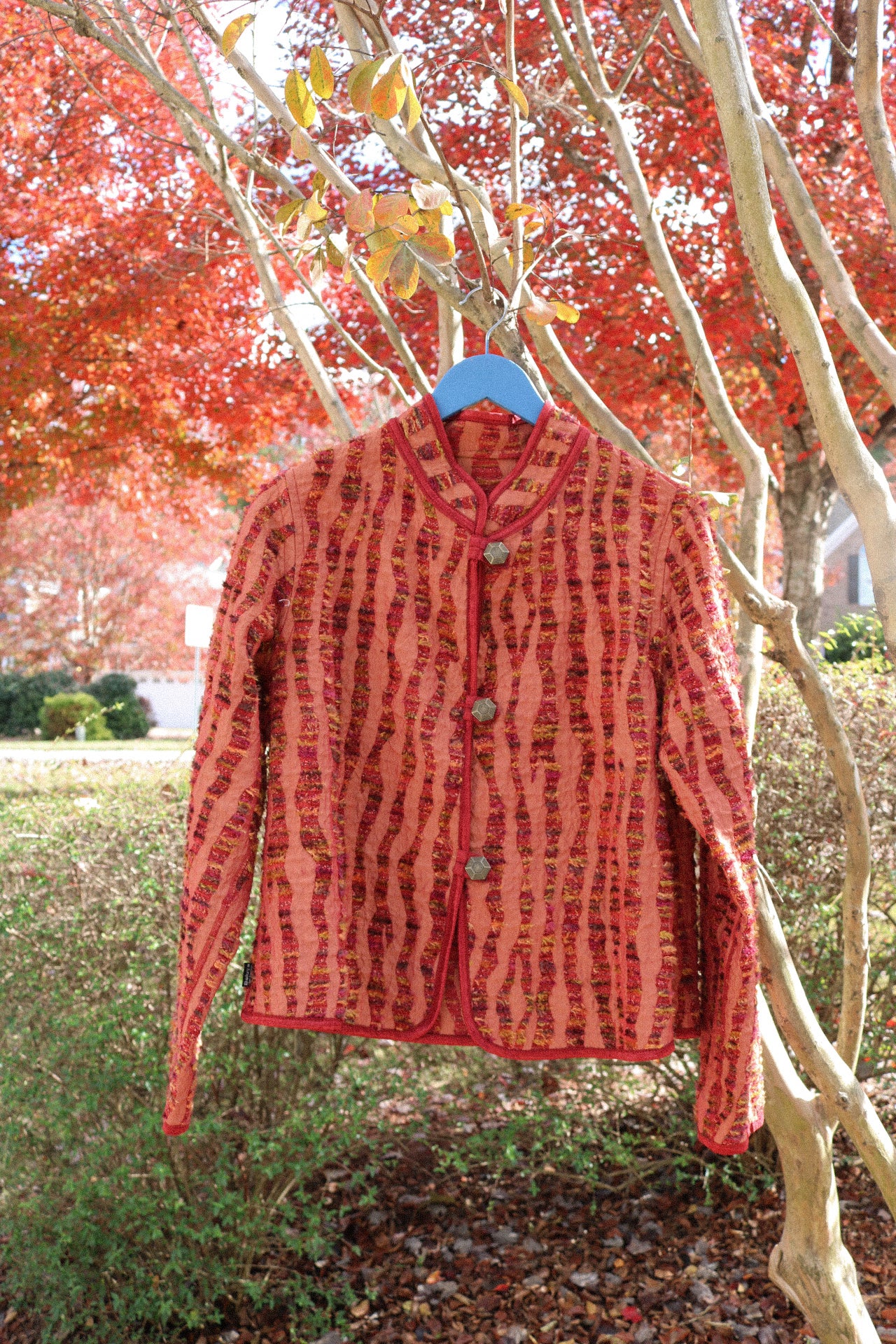 Vintage Fall Textured Jacket