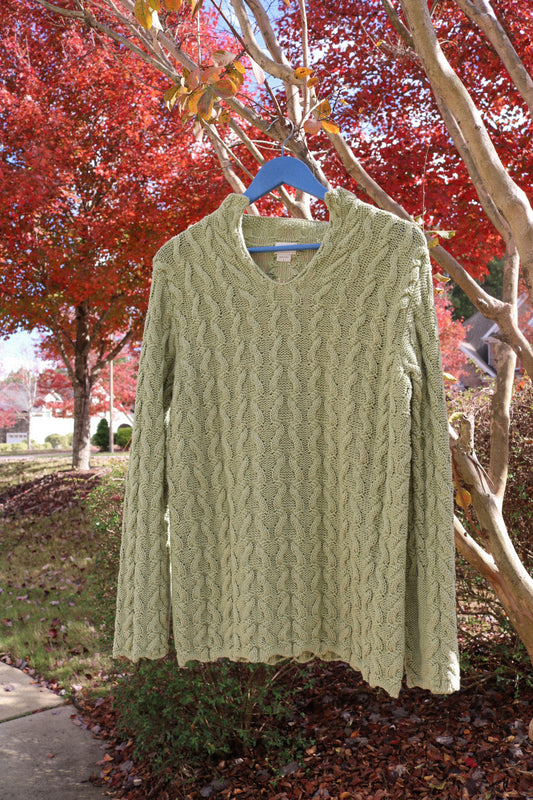 Aran Cable Knit Sweater