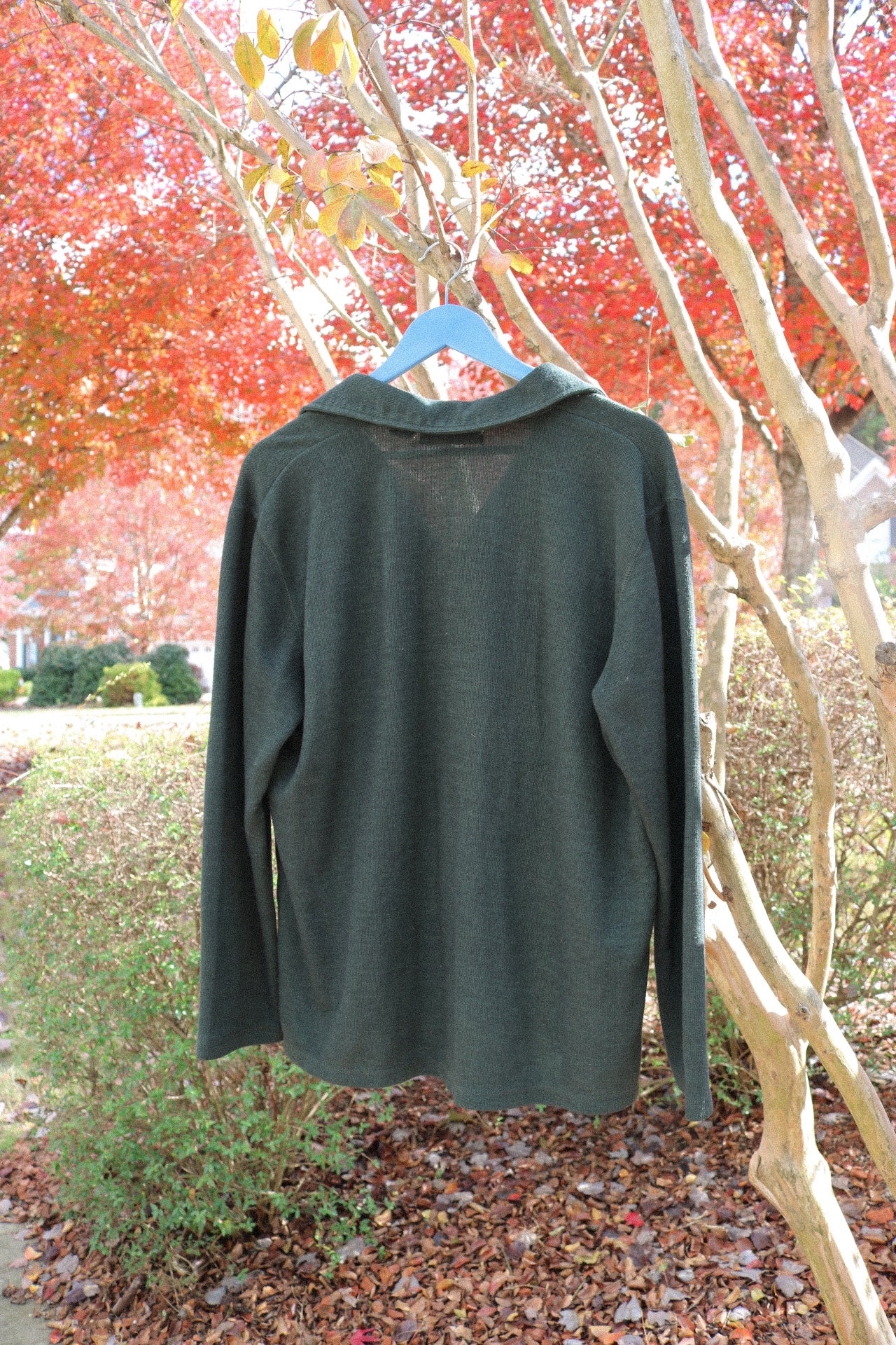 Vintage Collared Knit Cardigan