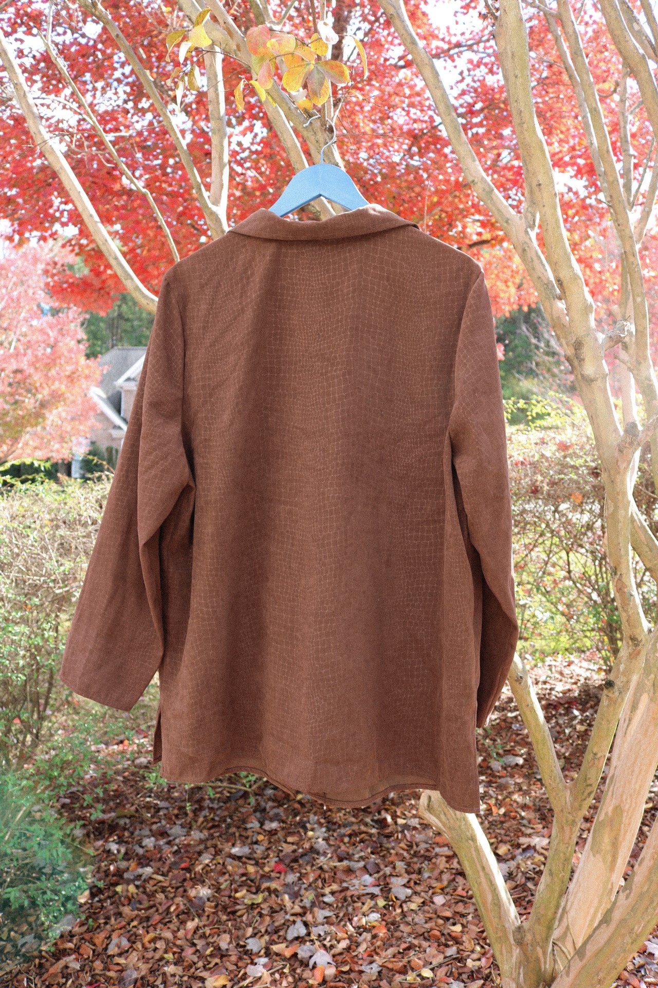 Vintage Brown Button Up Jacket