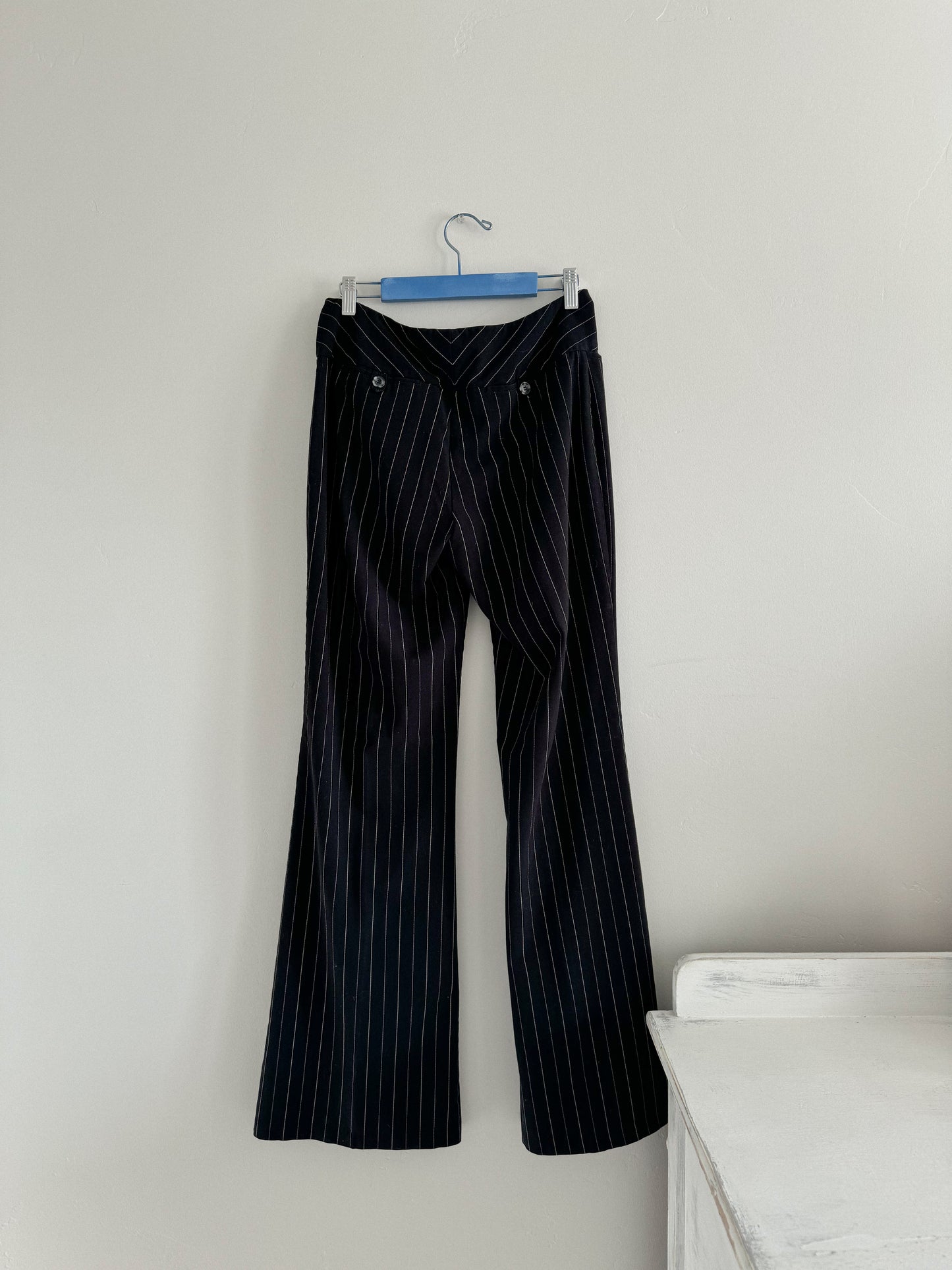 Vintage Pinstripe Pants (28)