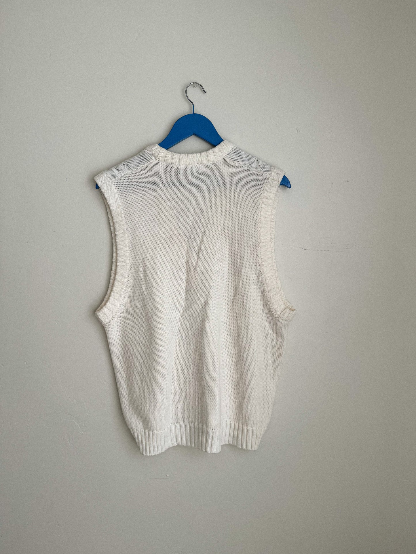 Vintage Cable Knit Sweater Vest