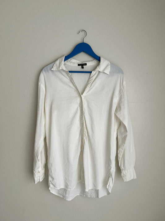 Eileen Fisher White Button Up
