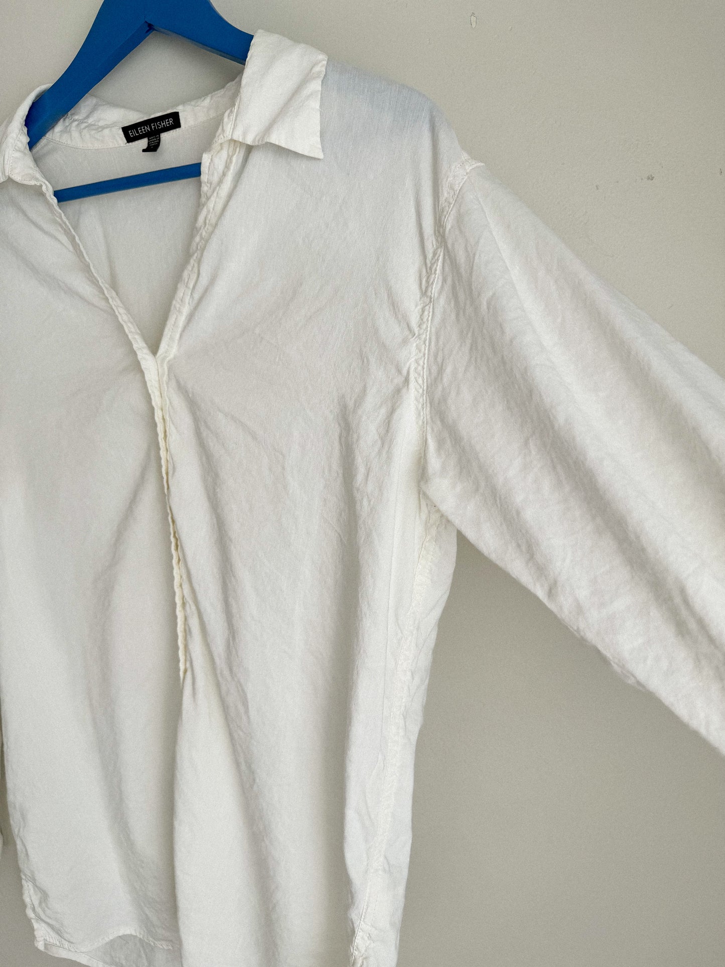 Eileen Fisher White Button Up