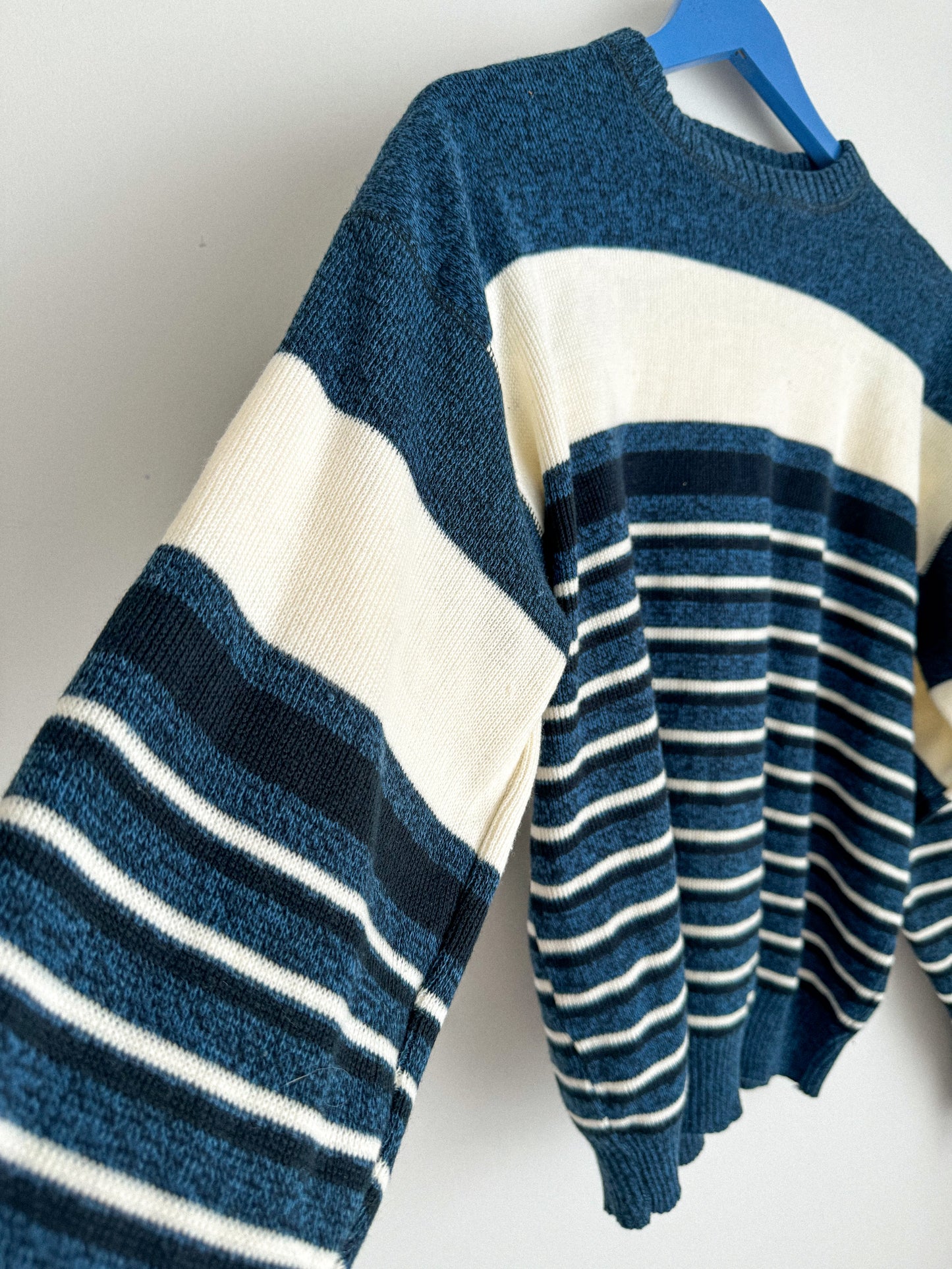 Vintage Nautical Striped Sweater