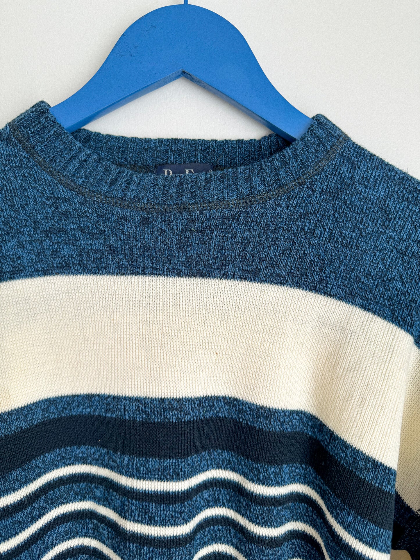 Vintage Nautical Striped Sweater