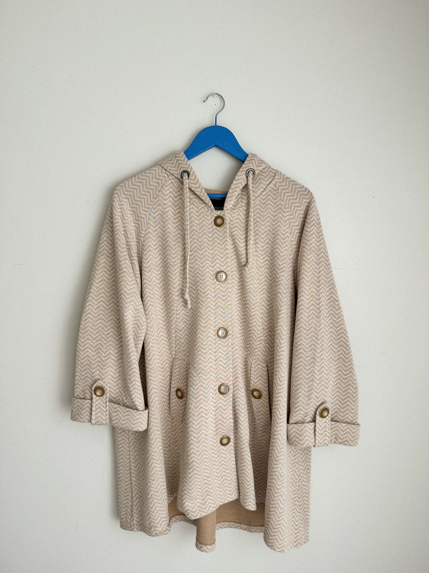 Christian Siriano Knit Hooded Jacket