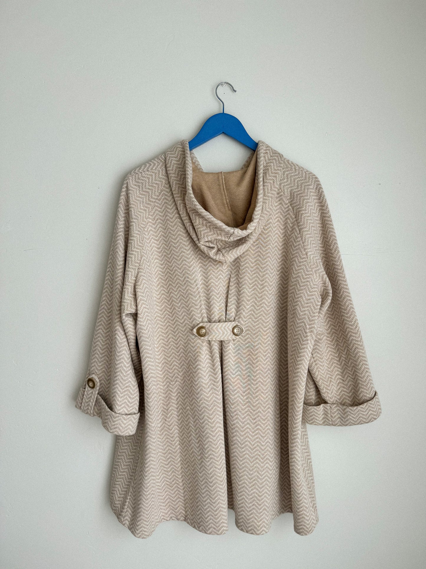 Christian Siriano Knit Hooded Jacket